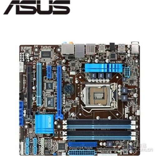 For ASUS P8P67-M Computer Motherboard LGA 1155 DDR3 For Intel P67 P8P67 Desktop Mainboard Used (Without heat shield)