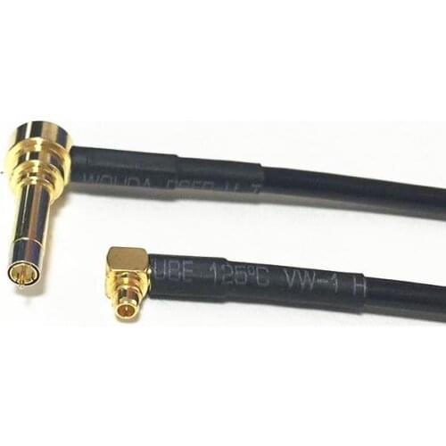 New Wireless Modem Wire MS156 Right Angle To MMCX Male Plug Right Angle Connector RG174 Cable 20CM8" Pigtail Fast Ship