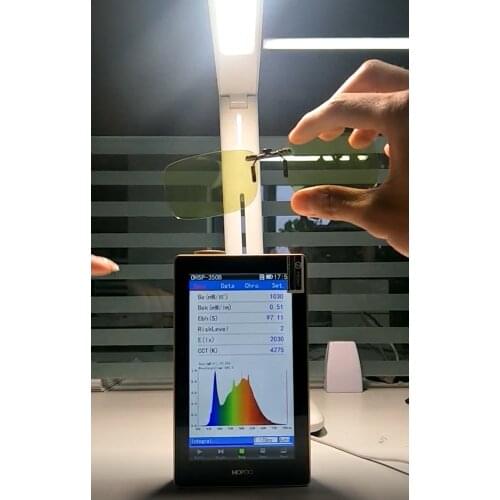 OHSP350B Block Blue light Spectrometer Tester 380-780nm Test Equipment also CCT CRI Lux Spectrum Test