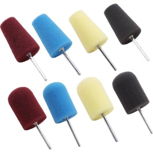 Burnishing Foam Sponge Polishing Pad Car Polisher Tyres Wheel Wheel Hub Tool Polishing Machine Cone-shape Wheel Hubs Disk