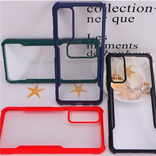 Transparent Acrylic Armor Shockproof Case For Huawei Y7A Y9A Y5P Y6P Y7P Y8P Y8S Y9 Y6 Y7 Prime 2019 P30 P40 Lite Back Cover
