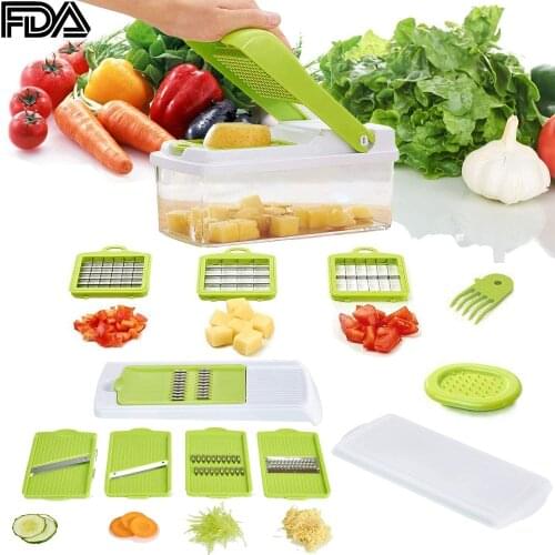 Vegetable Onion Cutter - Stronger - No More Tears 30% Heavier Multi Vegetable Fruit, Cheese, Onion, Kitchen Cutter