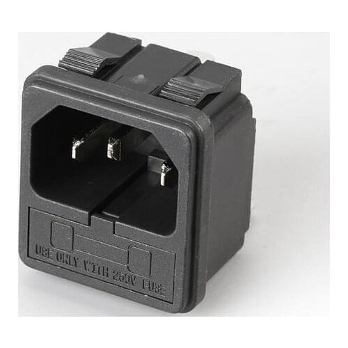 AC power socket with fuse plug male host chassis socket industrial socket