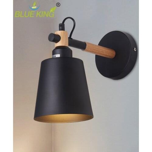 Nordic Wood Wall Lights Sconce Fixtures LED Wall Lamp Up Down for Home Lighting Indoor Bedside Stair corridor fixture
