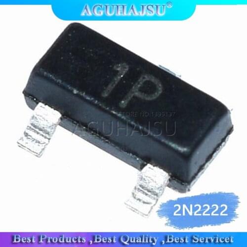 100PCS Transistor 2N2222 1P SOT23 2N2222A SOT-23 SMD new and original IC