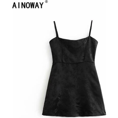 Vintage chic women Spaghetti strap floral embroidery print dress ladies slim fit sexy mini Cami dresses Vestidos