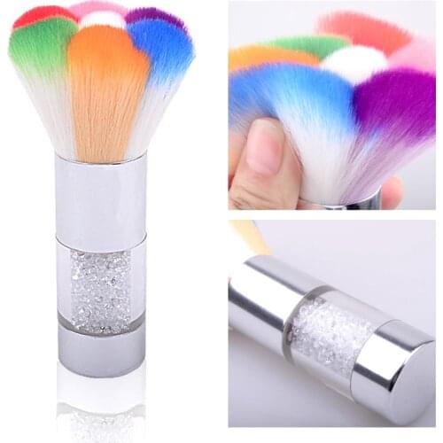 Nail Dust Brushes Acrylic UV Nail Gel Powder Nail Art Dust Remover Brush Cleaner Rhinestones Makeup Foundation Tool
