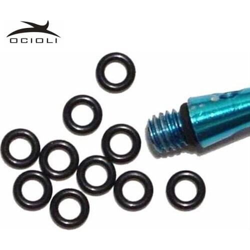 100Pcs/Set Hunting Rubber O Ring Black Gasket Grip Washer Grommets Stems/Flights Darts Arrow Tips Broadhead Replace Accessories