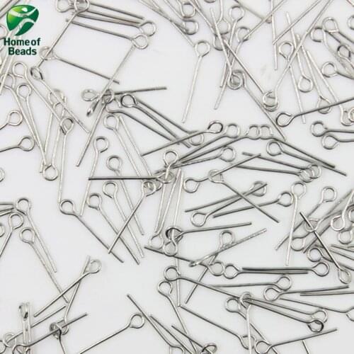 2016 Top Quality Nine Words Pins / Needles Bright Silver Tone Iron Stainless Steel DIY Jewelry Material 15x3mm 200 Pcs JF1019