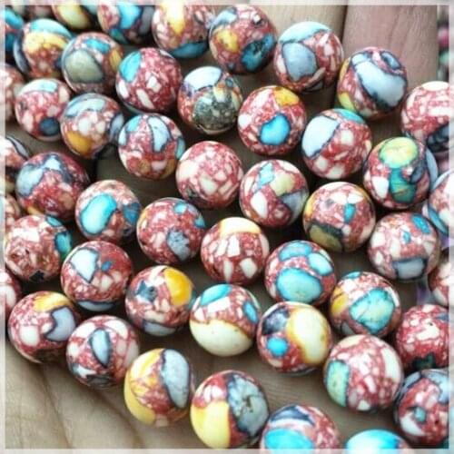 38pcs new gem stone strings semi precious stone round ball spacers beads size 10mm 2019 jewelry diy beads 15.5 inches