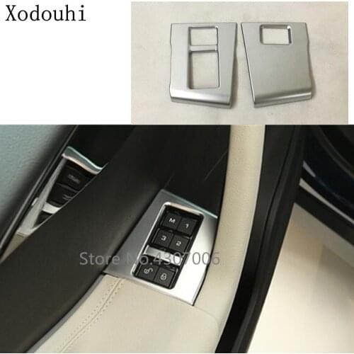 Car Memory Remember Door Lock Button Armrest Lift Switch Trim Frame Glass For Jaguar F-PACE F Pace 2016 2017 2018 2019 2020