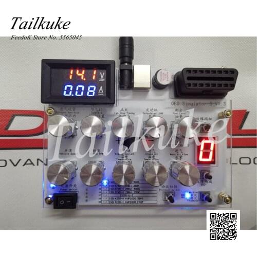 English version Automotive ECU Simulator / OBD Simulator / J1939 / OBD II / ELM327 Development Test / CAN