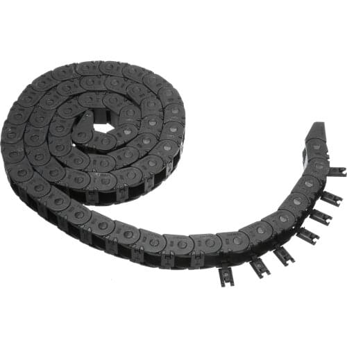 10*11mm Mini Energy Chain Nylon Drag Chain CNC 3D Printer Tank Chain 1 Meter Long For CNC Machines Tools Fitting