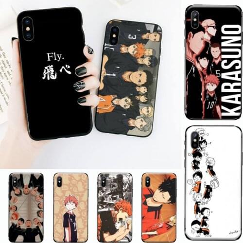 Anime Haikyuu Fly Phone Case for iPhone 11 12 mini pro XS MAX 8 7 6 6S Plus X 5S SE 2020 XR