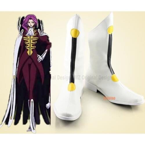 Code Geass: Lelouch of the Rebellion Koneria Ri Buritania Characters Anime Costume Prop Cosplay Shoes Boots