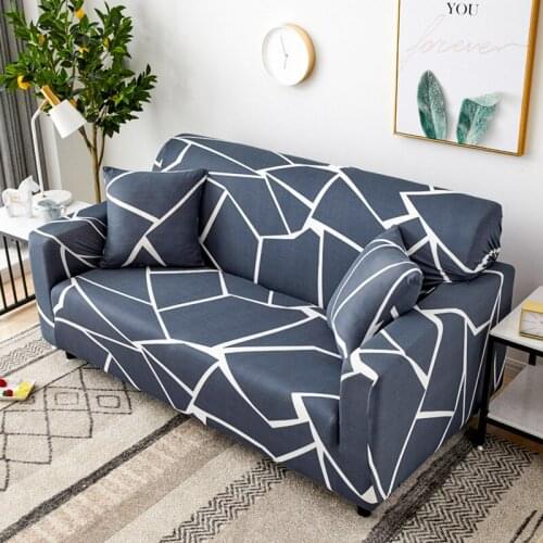 Stretch Slipcovers Sectional Elastic Stretch Sofa Cover for Living Room Couch Cover L shape Armchair Cover Single/Two/Three seat