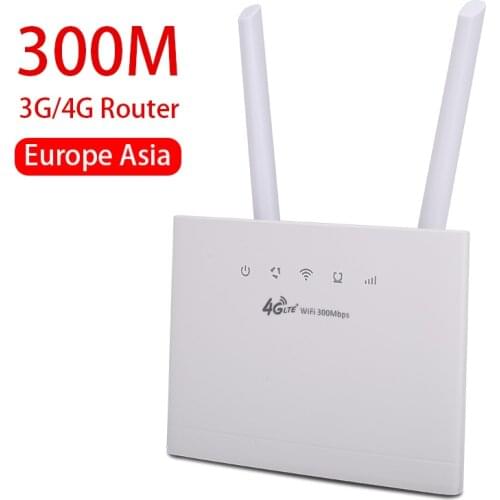 Europe 150Mbps Unlocked Wifi Routers 4G lte cpe Mobile Router LAN Port Support SIM Card Portable Wireless Router wifi 4G Router