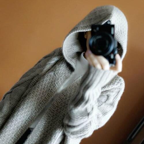 Gejas Ainyu Women's Cardigans With A Hood