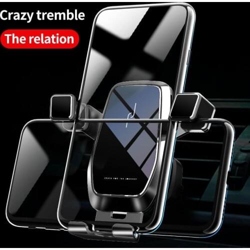 Metal Vehicle-Mounted Gravity Car Holder For Phone In Car Air Vent Clip Mount Auto Phone Holder Stand Support For iPhone GPS