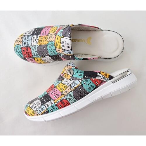 2021 New orthopedic Sabo women slippers sandals shoes nurse doctor medical comfortable quality soft comfort non-slip clogs 3 cm