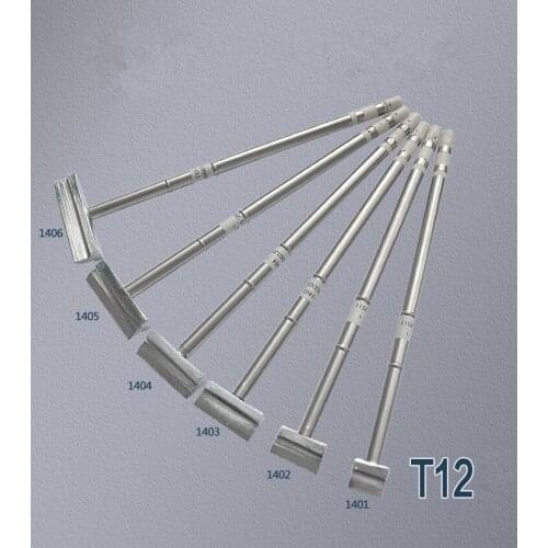 Excellent Quality T12-1403 1405 1404 1406 1401 1402 Serise soldering tip for soldering rework station FX-951 BK305 YOUYUE305
