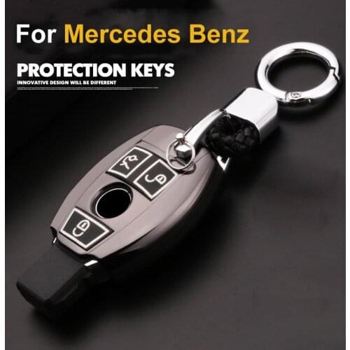 Luminous Car Key Bag Case Cover For Mercedes Benz W203 W210 W211 W124 W202 W204 W205 AMG New E Class E200 E260 E300 E320 W213