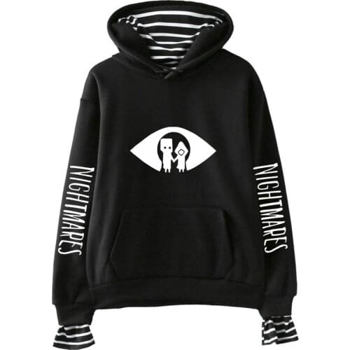 Popular Little Nightmares 3D Hoodie Fake Two Piece Women Men Pullover Hip Hop Fashion Hoodies Girls Sweatshirts Harajuku Womens