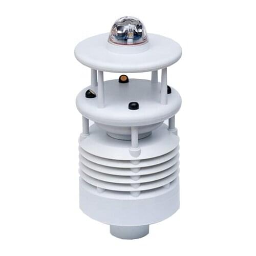 Eight parameters Ultrasonic wind speed direction air temperature humidity pressure PM2.5 PM10 Rainfall compact weather station