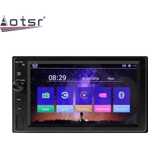 Android Radio Car GPS navigation For VW/Toyota/Nissan/Ford/KIA/Hyundai/BMW/Benz AI 2 Din Radio Universal Multimedia Player