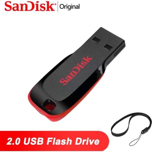 SanDiskOriginal USB Flash Drive 128GB USB 2.0 Memory Stick 32GB 64GB 16GB USB Disk Pen Drive CZ50 memory stick Pendrive Usb key