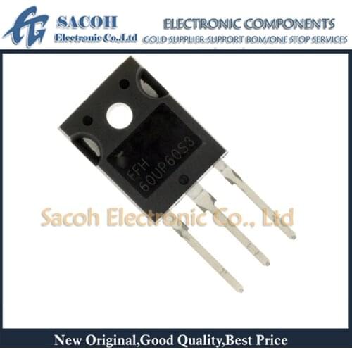 Free Shipping 10Pcs FFH60UP60S3 60UP60S3 FFH60UP40S3 60UP40S3 FFH30US30DN TO-247 60A 600V UItrafast Rectifier Diode