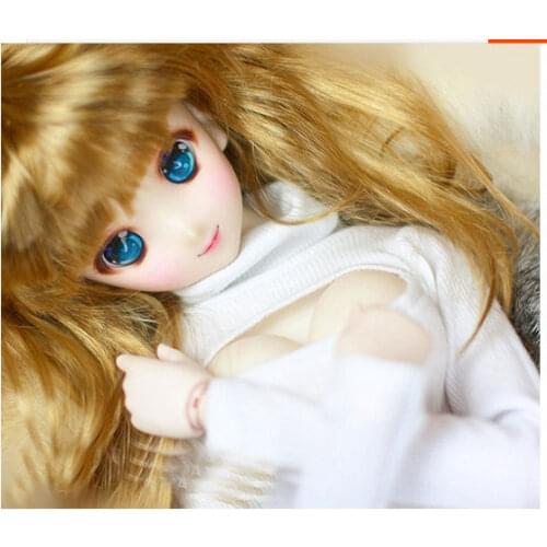 [wamami] 50# White/Black Chest Op Sweater/Tight Knitwear For 1/4 MSD 1/3 SD DZ BJD Girl Doll