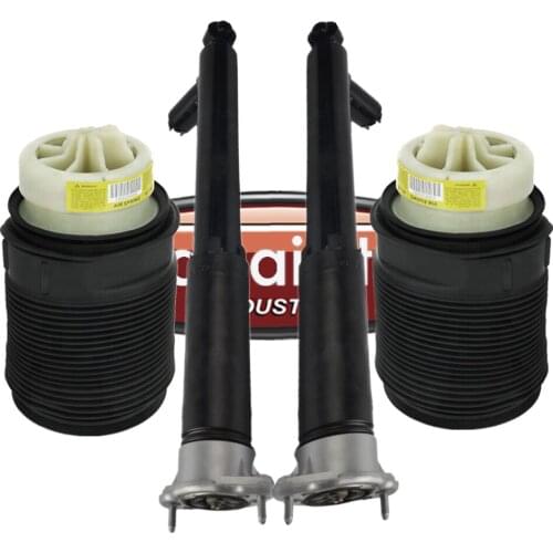 Rear Suspension Gas Shock Absorbers Air Springs For 2010-2016 Mercedes-Benz E-Class W212 w/AIRMATIC RWD E250 E350 E400 E500 E550