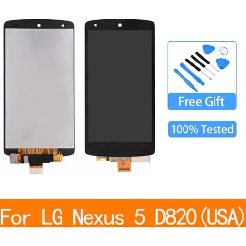 For LG Google Nexus 5 D820 D821 LCD Display with Touch Screen and Frame Digitizer Assembly