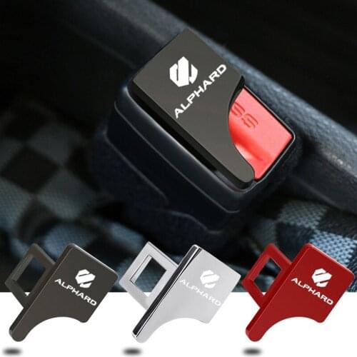 1PCS Hidden Car safety seat belt buckle clip For Toyota Alphard Accessories Car Styling