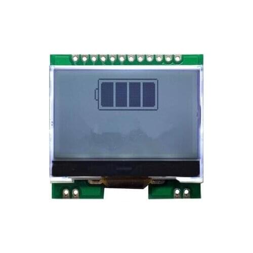 12PIN SPI COG 12864 LCD Screen with Adapter Board ST7565R Controller White Backlight 3.3V
