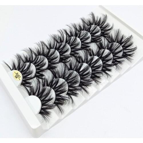 3D Mink False Eyelashes, New8 pairs 25mm eyelashes, without cruelty mink eyelashes wholesale
