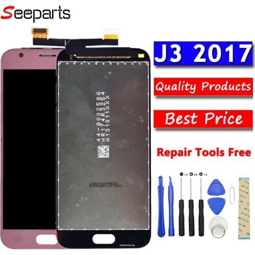 5.0"For SAMSUNG GALAXY J3 2017 LCD J330 J330F SM-J330F Display Touch Screen Digitizer Assembly Replacement For SAMSUNG J330 LCD