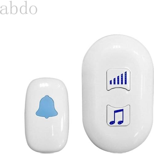Wireless Door Bell 38 Tunes Chime Music Door Bell Transmitter Receiver Waterproof Digital Doorbell