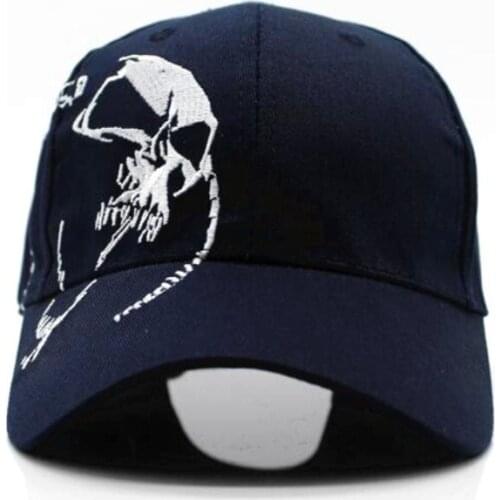 High Quality Unisex 100% Cotton Outdoor Baseball Cap Skull Embroidery Snapback Fashion Sports Hats For Men & Women Cap