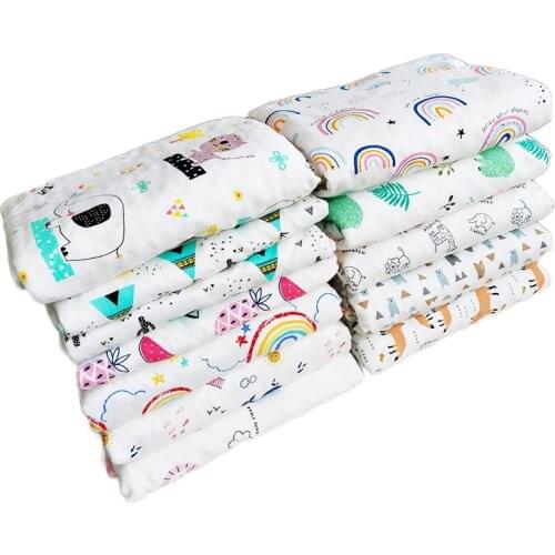 Baby Blanket 2 Layers 3D Dot Cartoon Soft Stroller Wrap 100x76 CM