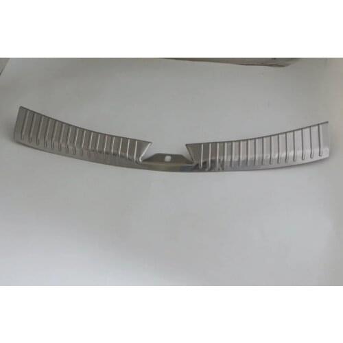 For Mazda CX-4 2016 1PC Stainless Steel Car Trunk Inner Rear Tail Box Bumper Pedal Plate Panel Trim Car Styling Accessories