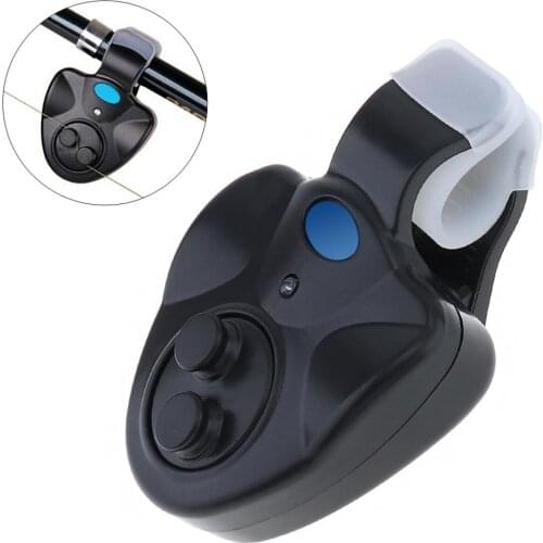 Electronic Fishing Fish Bite Alarm Electronic Buzzer on Fishing Rod with Loud Siren LED Light Indicator