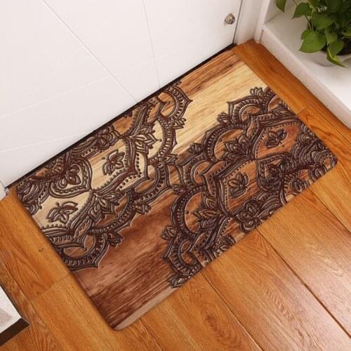 New flower Floor Mats Print Bathroom Kitchen Carpets House Doormats for Living Room Anti-Slip Tapete Rug 40*60cm/50*80cm free