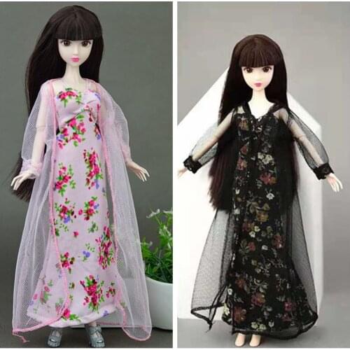 Charming Pajamas Lace Clothes Set for Barbie Doll Dresses Outfits Lingerie Sleepwear 1/6 BJD Dolls Accessories Kid Toy Girl Gift