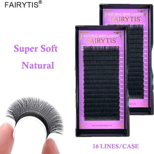 Individual Eyelash Extension Supplies Faux Mink Eyelashes Extension Artificial False Eyelashes