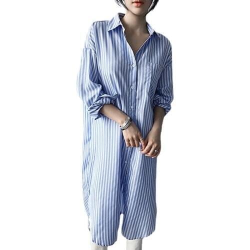 Pengpious Women's Striped Shirts