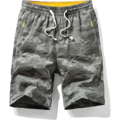 TFU Mens 2020 Summer New Casual Camouflage Elastic Cargo Shorts Pants Men Fashion Loose Fit Short Pants Shorts Men Big&Tall 4XL