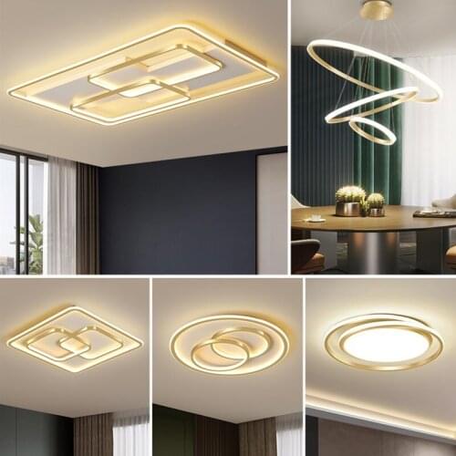 Nordic ceiling chandelier ventilador de techo luminaria led Living Room ceiling lamp home decoration ceiling lights
