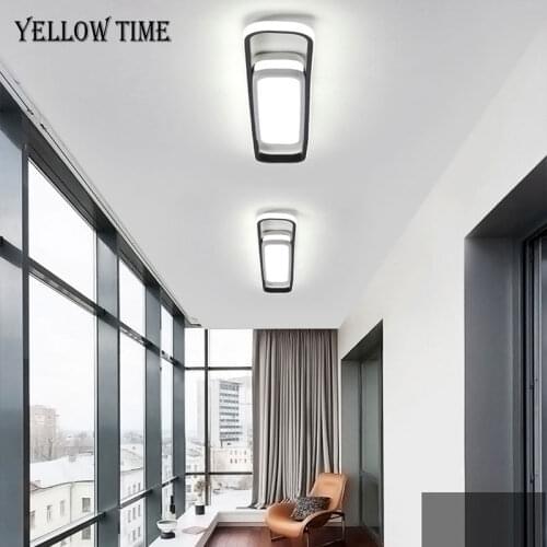 Modern Led Ceiling Light For Living room Kitchen Corridor Balcony Indoor Lighting Surface Mounted Ceiling Lamp White AC110V 220V